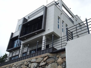 Fassade der Unterkunft