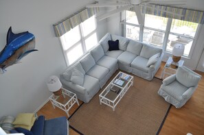 Smart TV, stereo - Beautiful West End Cottage, Waterway views, Sunset Views, Pools, (Ocean Isle Beach)