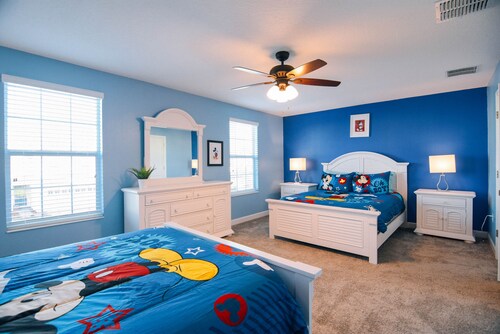 STUNNING 9 BED POOL HOME! Two Resorts included in your reservation!
