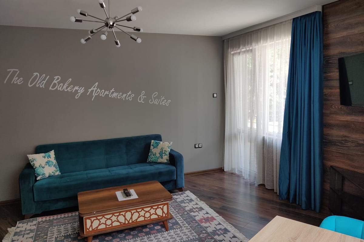 Standard Apartment, 1 Bedroom (A2) | Living area | Flat-screen TV