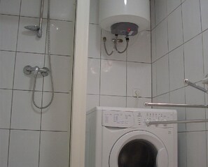 Bañera, toallas