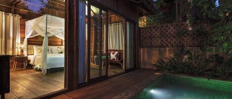 Private Pool Bungalow | Literie de qualité, minibar, coffre-fort pour ordinateur portable