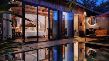 Private Pool Bungalow | Premium bedding, minibar, in-room safe, individually decorated
