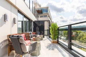 Stadsutsikt från boendet