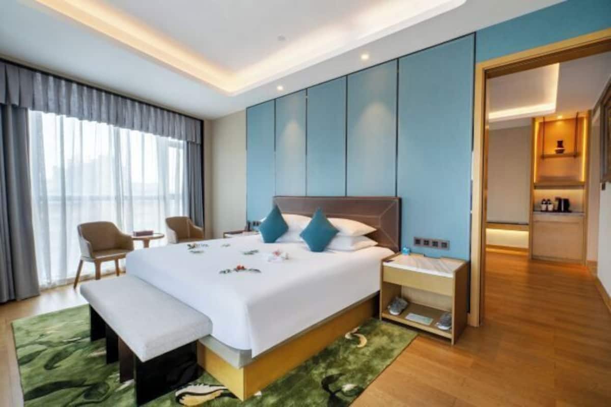 Minibar, coffres-forts dans les chambres, bureau