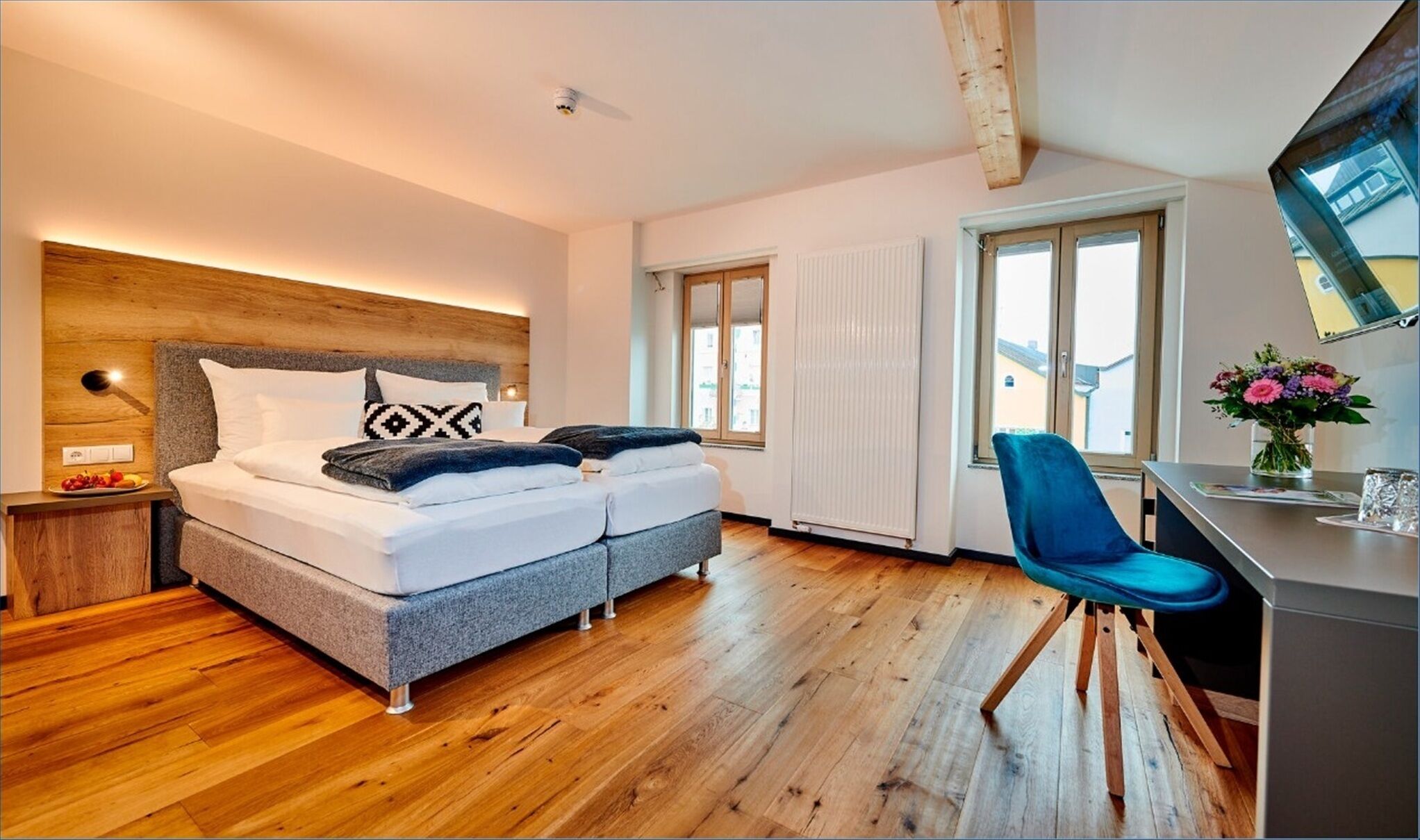 Ropa de cama hipoalergénica y minibar 