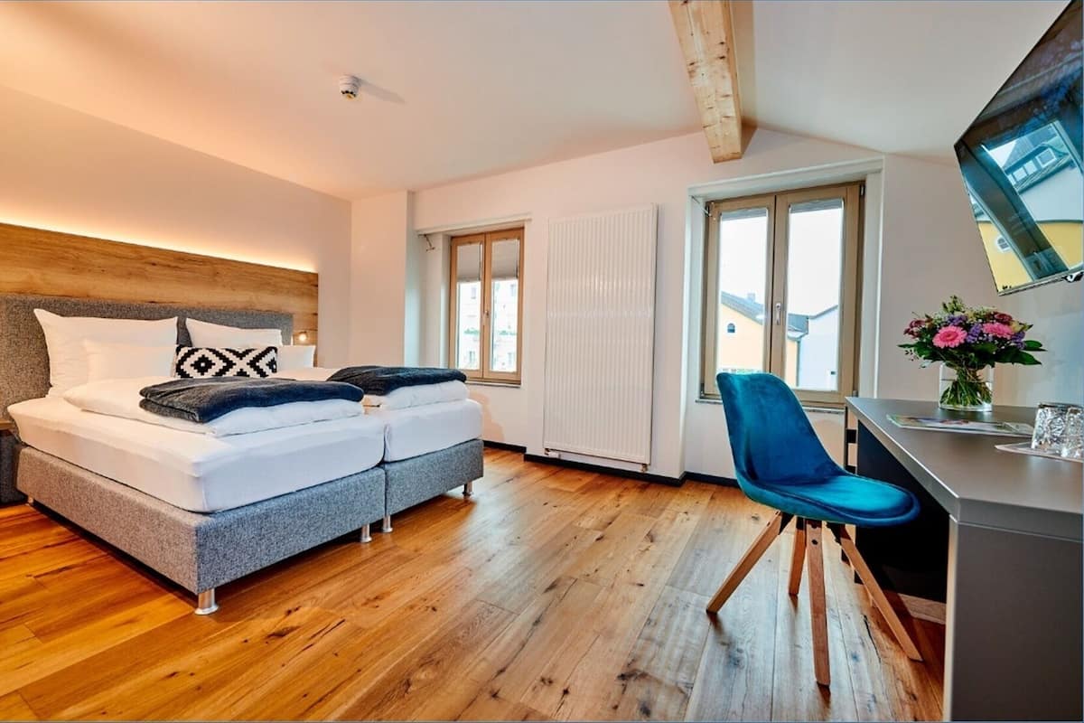 Ropa de cama hipoalergénica y minibar 