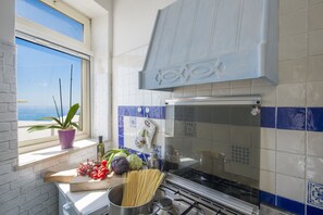 Appartamento, 1 camera da letto | Cucina privata | Frigorifero con congelatore, microonde, forno, piano cottura