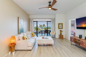 Smart TV, DVD player, books