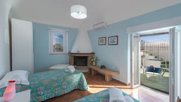 2 chambres, fer et planche à repasser, lits bébé (gratuits)