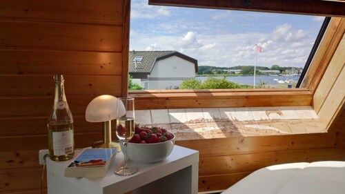 Ferienhaus Koje mit Schleiblick