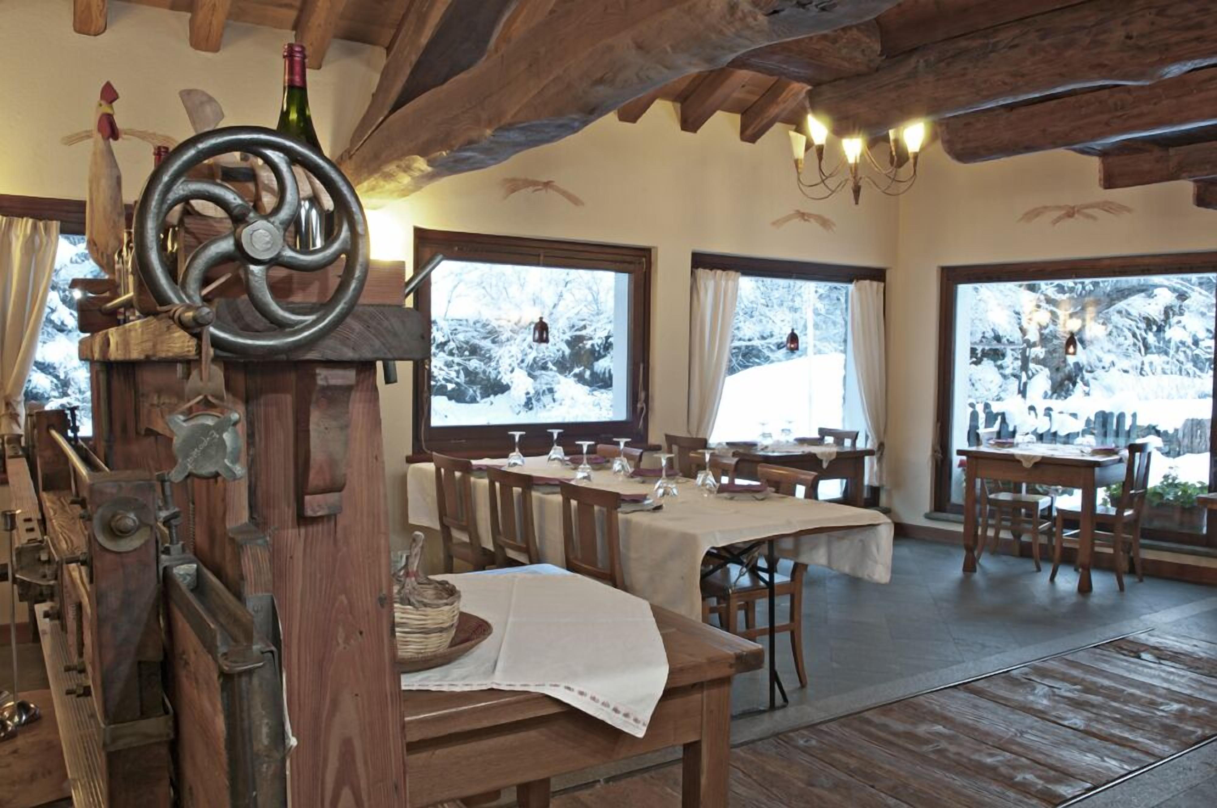 Dinner served, local cuisine