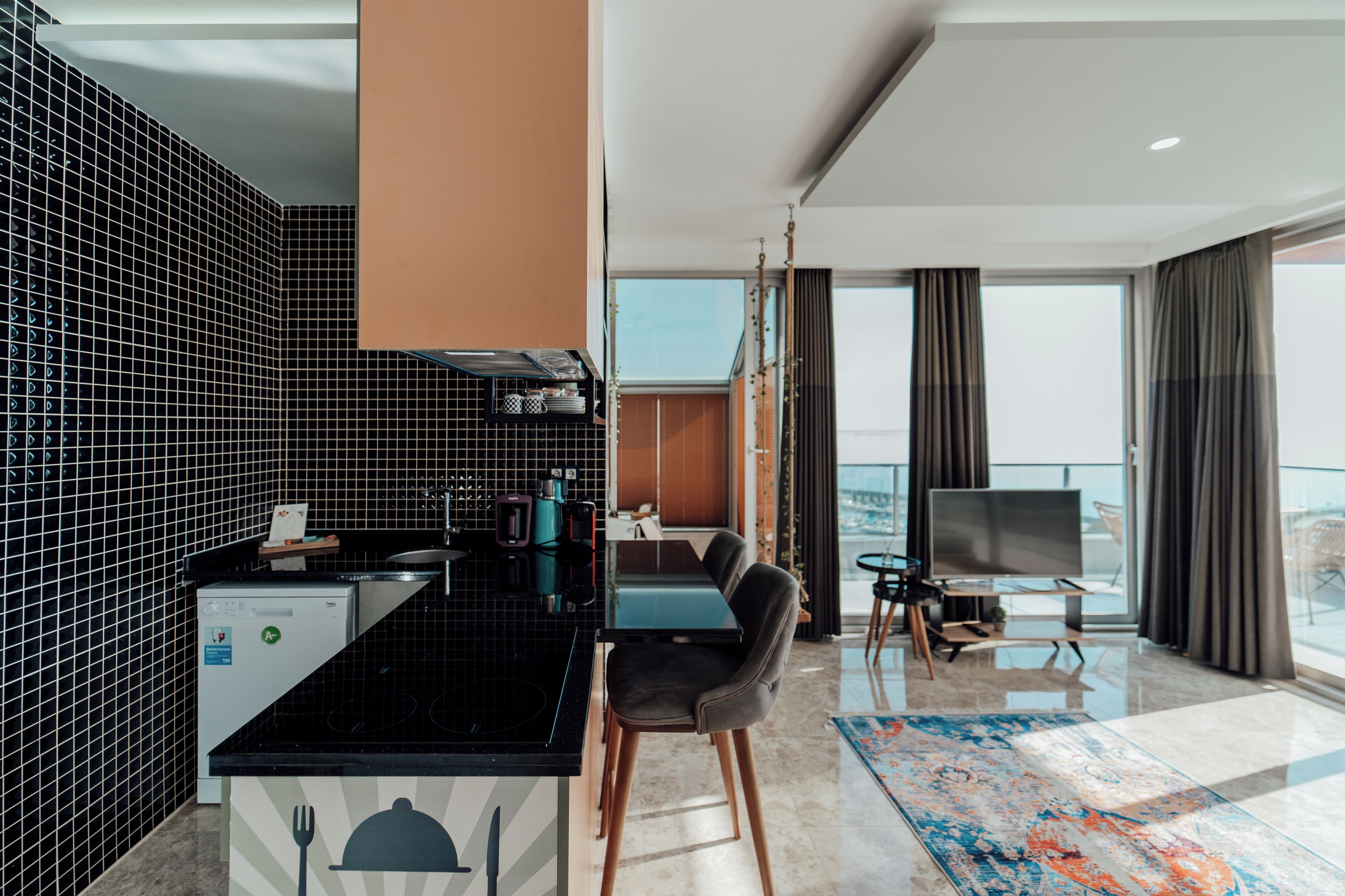 rooftoop balayi suiti | 1 bedroom, egyptian cotton sheets, premium bedding, minibar