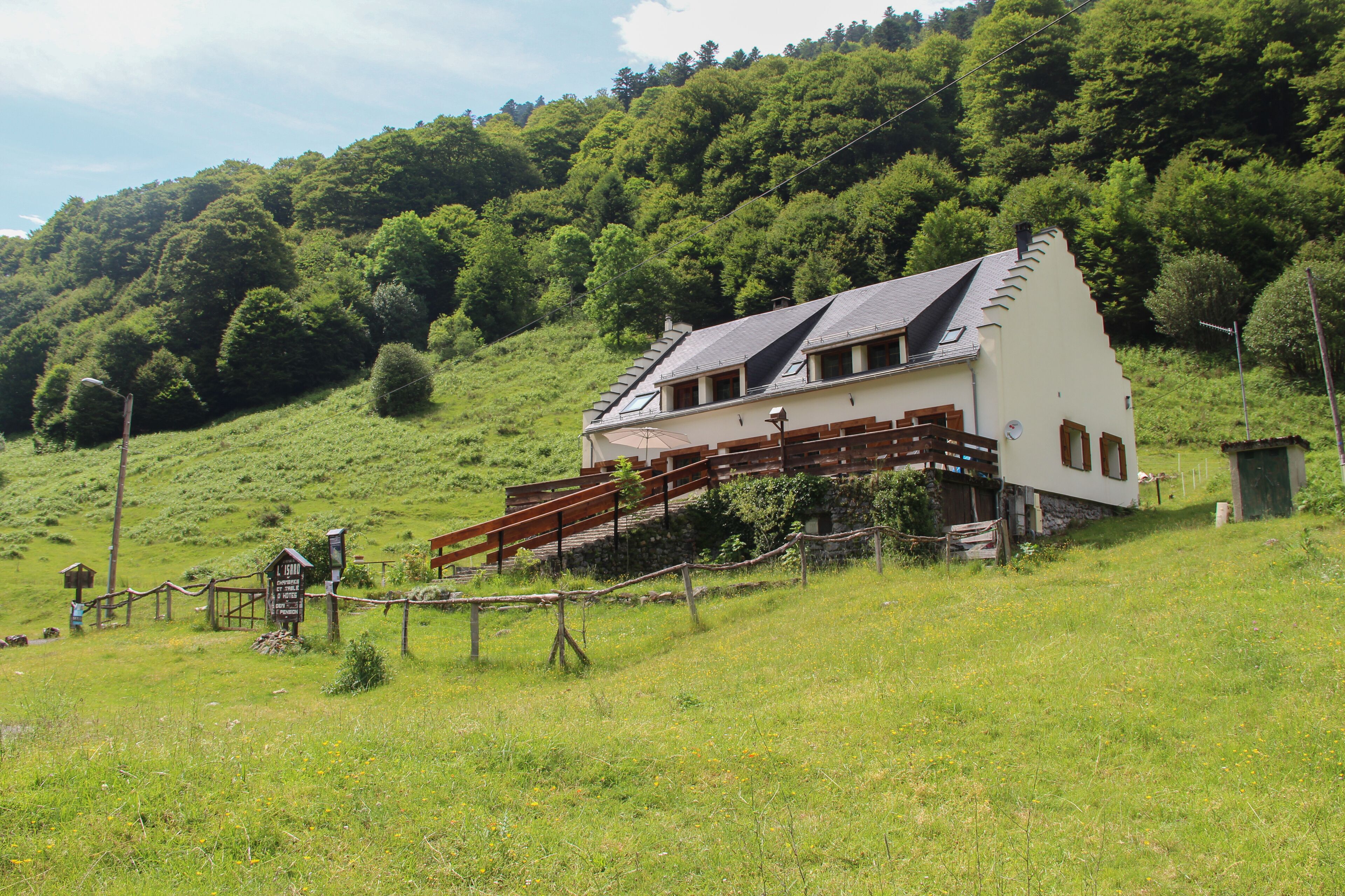 Blick von der Unterkunft