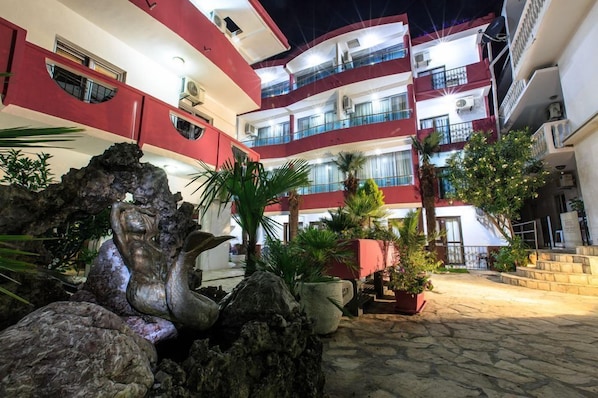 Front of property - evening/night