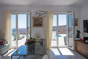 Villa, 3 habitaciones, alberca privada (Agapi) | Vista desde la habitación