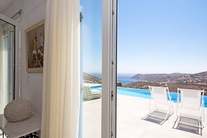 Villa, 3 habitaciones, alberca privada (Agapi) | Vista desde la habitación