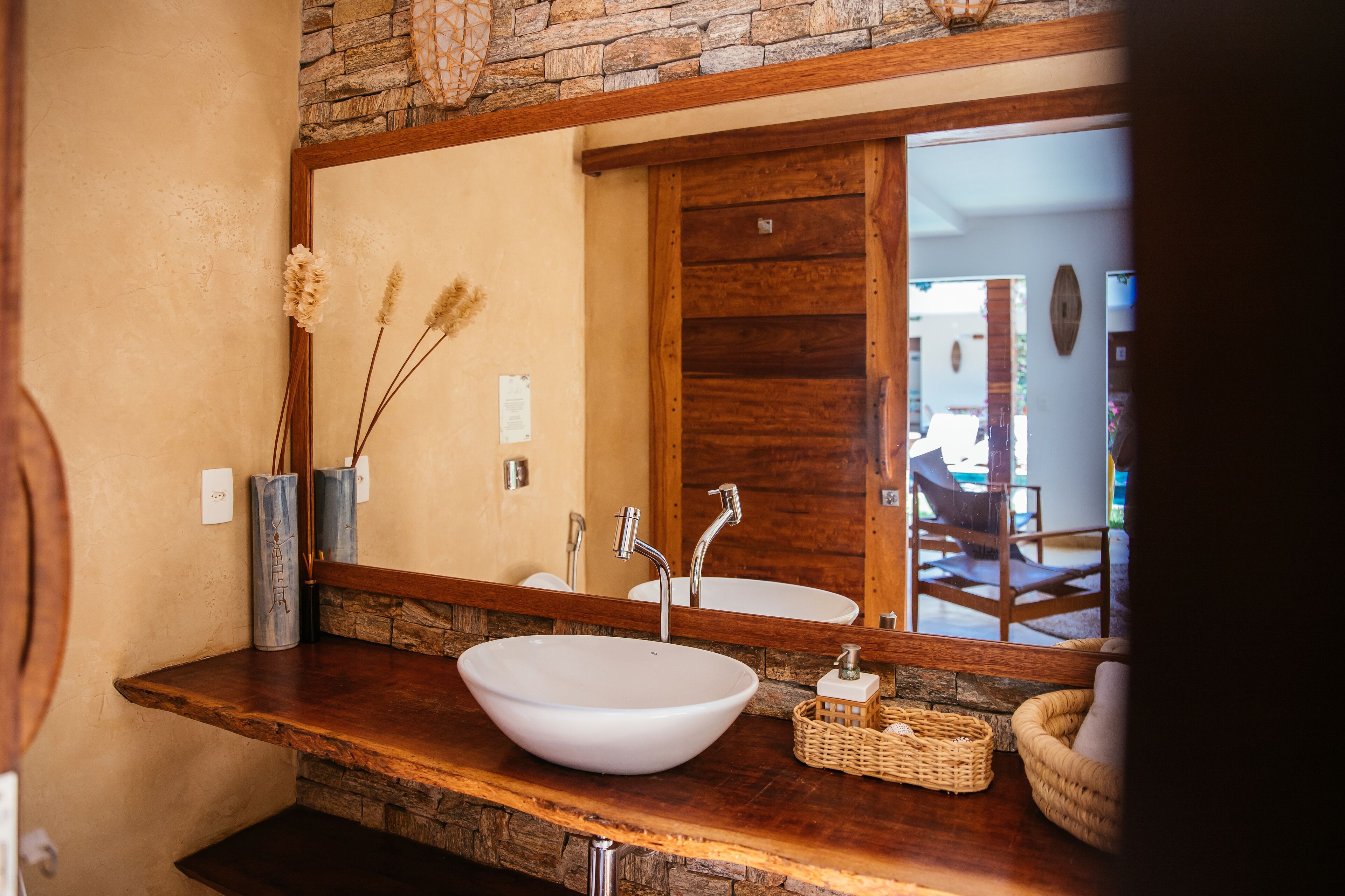 suite, pool view | bathroom | shower, free toiletries, hair dryer, towels