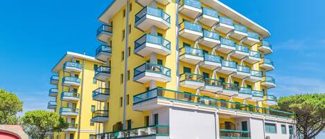 Façana frontal de l'allotjament