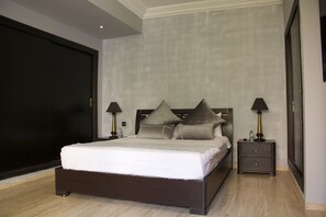 豪華公寓 | 1 間臥室、高級寢具、客房內保險箱、獨特裝潢