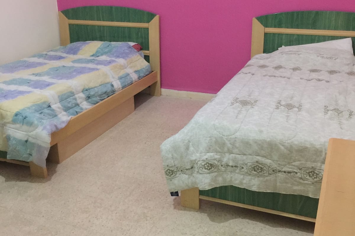 Free WiFi, individually furnished, bed sheets