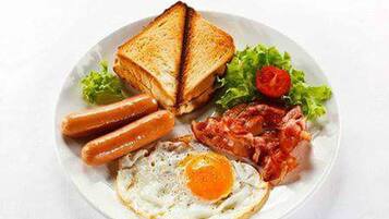 Kontinental frokost er inkludert hver dag