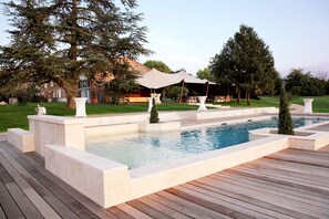 Seasonal outdoor pool - Chambres d'Hotes Belair (Eaunes)