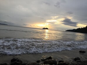 Beach nearby, white sand