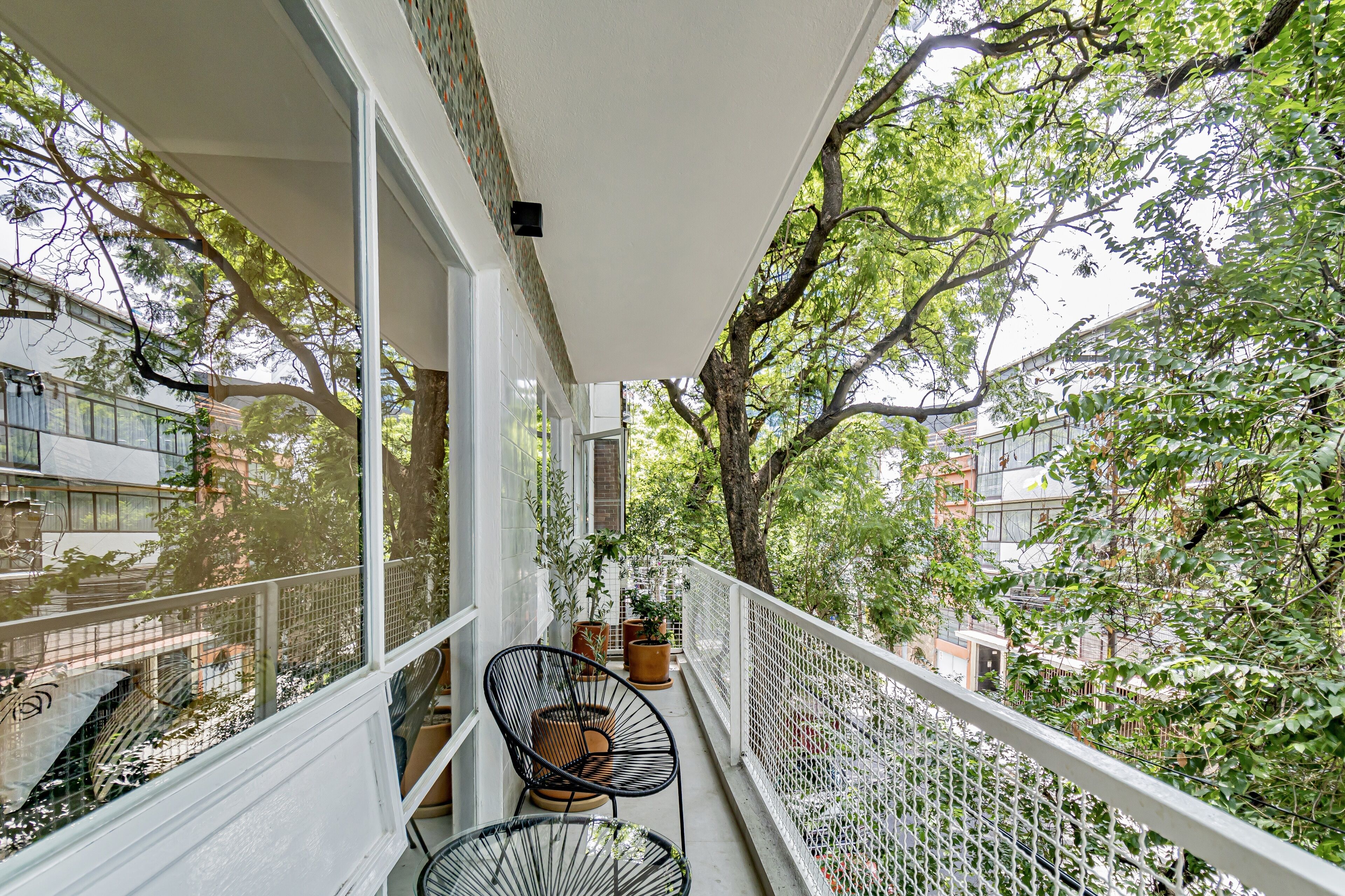 Departamento de diseñador, 2 habitaciones, para no fumadores, balcón | Vista del balcón