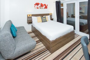 1 bedroom, individually furnished, desk, laptop workspace