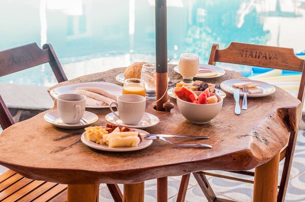 Free daily buffet breakfast - Pousada Vila dos Corais (Paripueira)