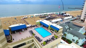Indoor pool, outdoor pool - Oceanfront Studio - Oceanfront Balcony! (Virginia Beach)