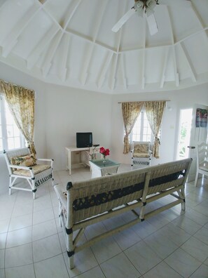 Panoramic Villa, 2 Bedrooms | Living area | Flat-screen TV - The Port Antonio Inn (Port Antonio)