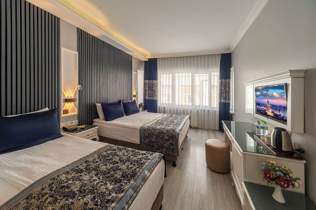 Premium bedding, minibar, in-room safe, laptop workspace