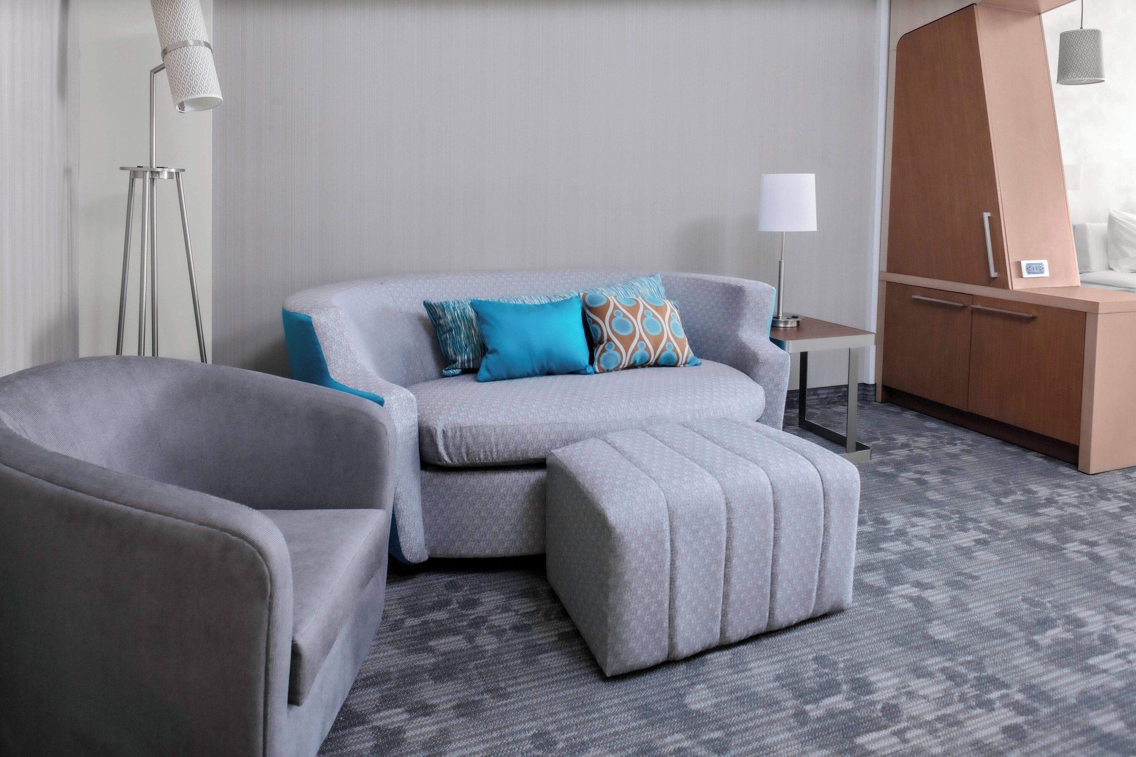 desk, laptop workspace, iron/ironing board, free cots/infant beds