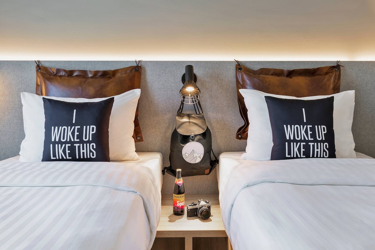 room, 2 single beds, non smoking | 1 bedroom, blackout curtains, soundproofing, free wifi