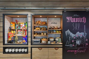 Daily continental breakfast (EUR 19 per person) - Moxy Munich Ostbahnhof (Munich)
