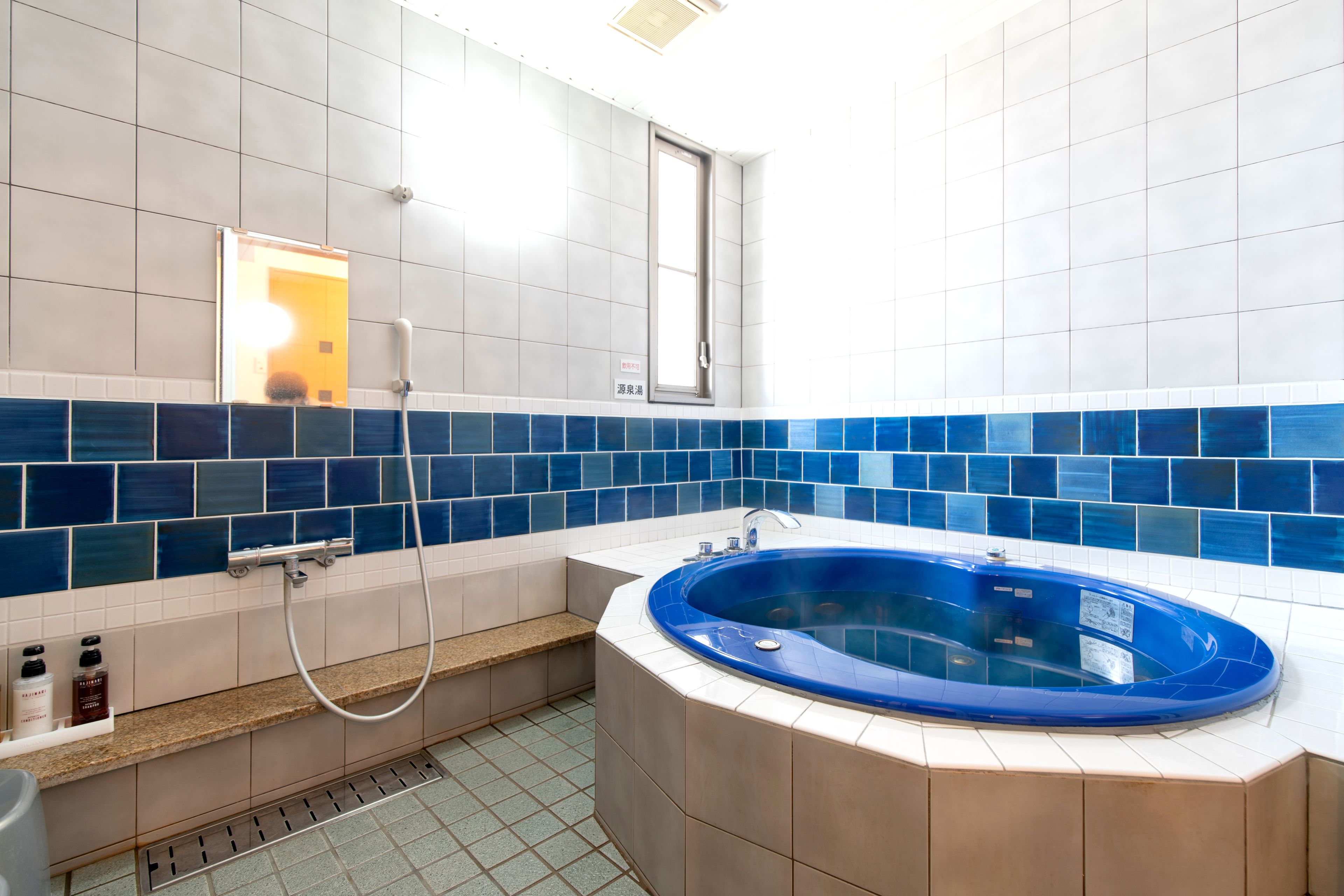 301 blue moment | bathroom | separate bathtub and shower, hair dryer, towels