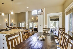 Dining - Big Canyon Home with Pool, Hot Tub, and Deschutes River Trail Access by RedAwning (Bend)