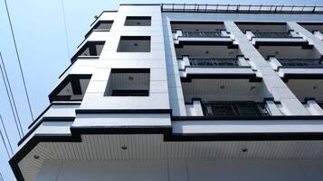 Majoituspaikan julkisivu