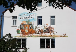 Fassade der Unterkunft