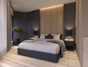Deluxe Studio | Blackout drapes, iron/ironing board, free WiFi, bed sheets - Twister Apartments (Budva)