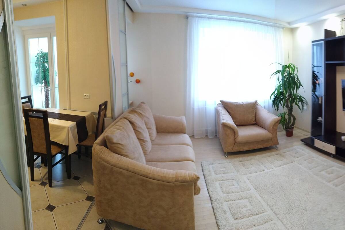 Luxury Apartment (Ulianovskaya str., 9) | Living room