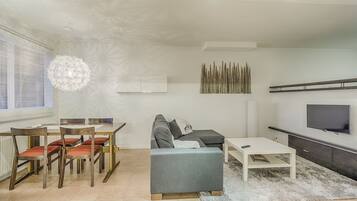 Apartment, 2Â Einzelbetten, Sauna | Wohnbereich