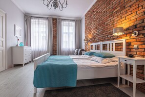 Family Apartment | Individually decorated, individually furnished, blackout drapes