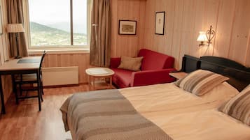 Camas con pillow-top, wifi gratis y ropa de cama