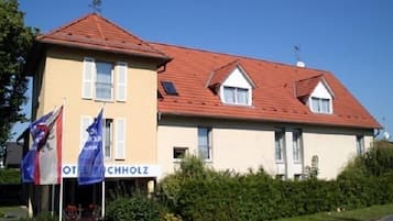 Fassade der Unterkunft