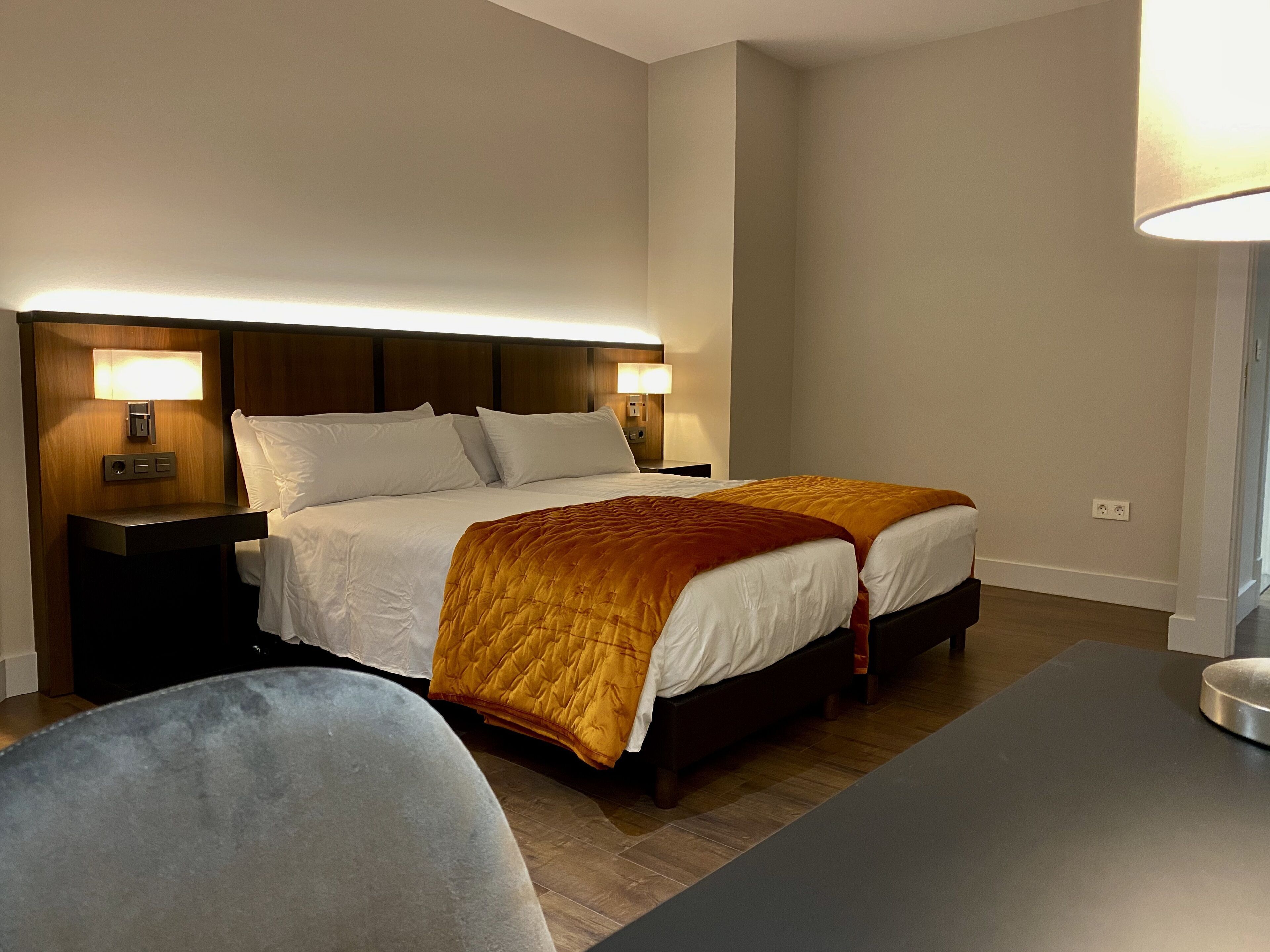 Frette Italian sheets, premium bedding, down duvets, memory-foam beds