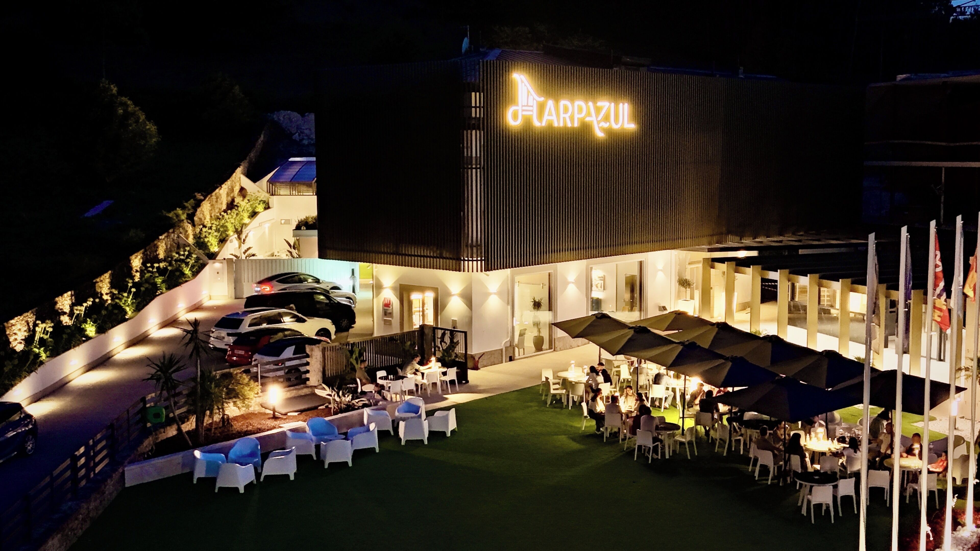 Overnatningsstedets facade