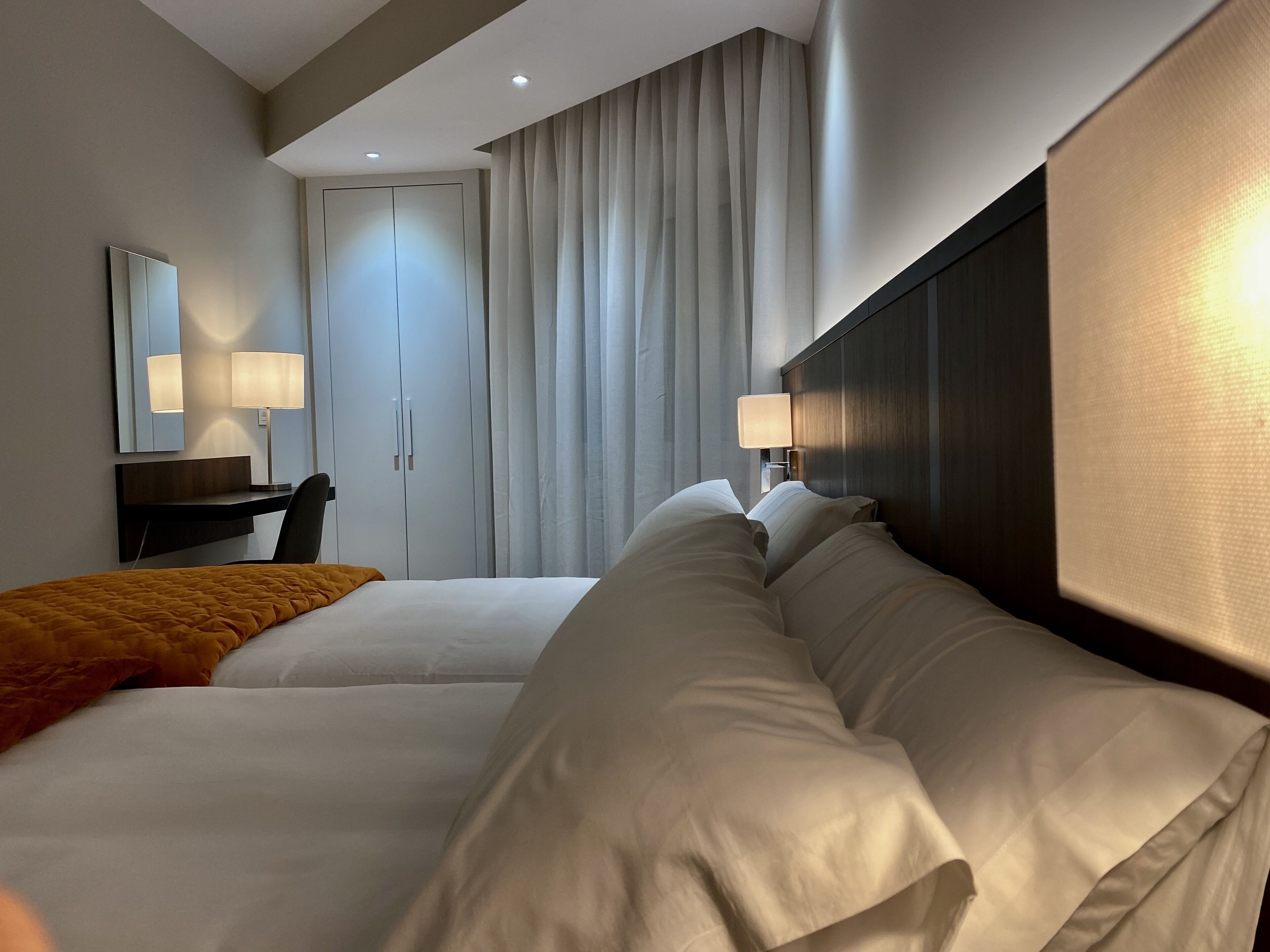 Frette Italian sheets, premium bedding, down duvets, memory-foam beds